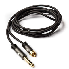 Clip cord RCA Jack 6.3 reinforced, AS company