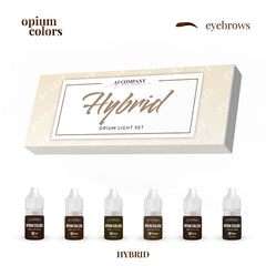 Set Pigmenți pentru Sprâncene – OPIUM COLORS  Hybrids 6 ml