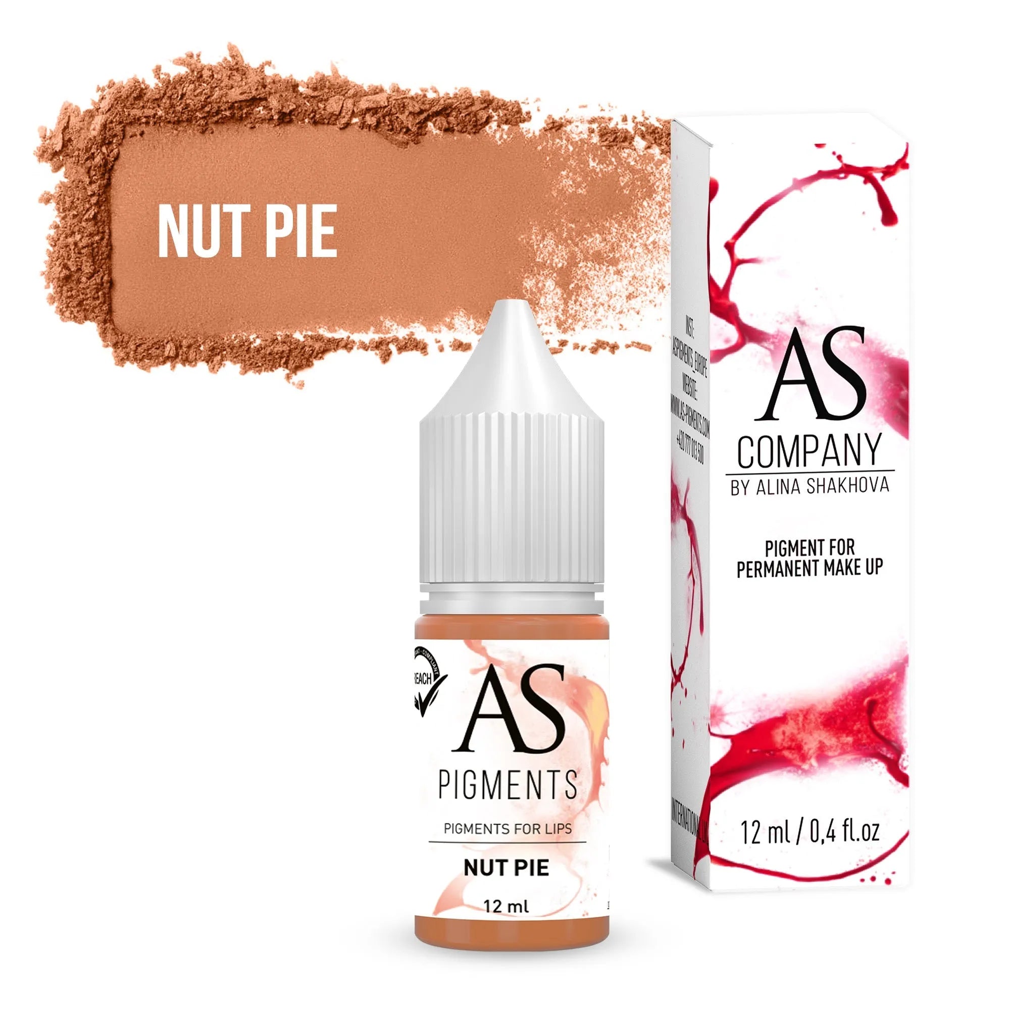 Nut pie lip pigment, 6ml,12ml